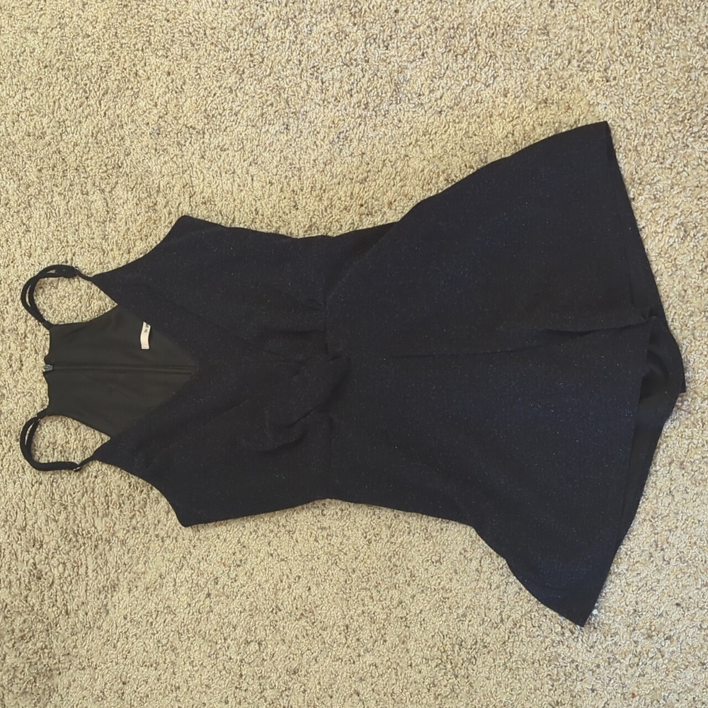 Sparkly Blue/Black Mi Ami Romper Size S